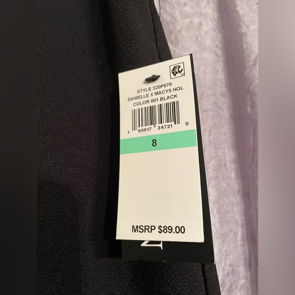 NWT Danielle Bernstein stylish black wide leg dress pant - Picture 6 of 11